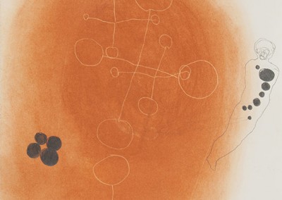 02 Ténéré (Wind und Wege), 2011, Pastellkreide, Buntstift auf Papier, 62 x 43 cm