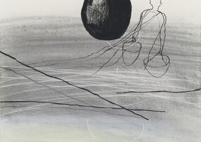 03 Ténéré 2010, Pastellkreide, Kohle, Bunstift auf Papier, 62 x 43 cm