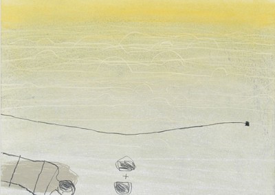 06 Ténéré 2010, Pastellkreide, Kohle, Bunstift auf Papier, 62 x 43 cm