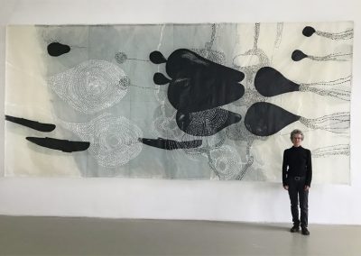 Gegenströmung, Forum kunst Rottweil, 2019, 2,85 x 6,20 m